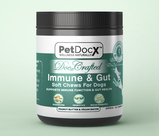 PetDocX Crafted Immune & Gut — Daily Immune & Gut Health Support for Dogs