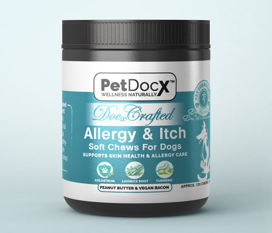 PetDocX Crafted Allergy & Itch — Skin Comfort & Allergy Support for Dogs